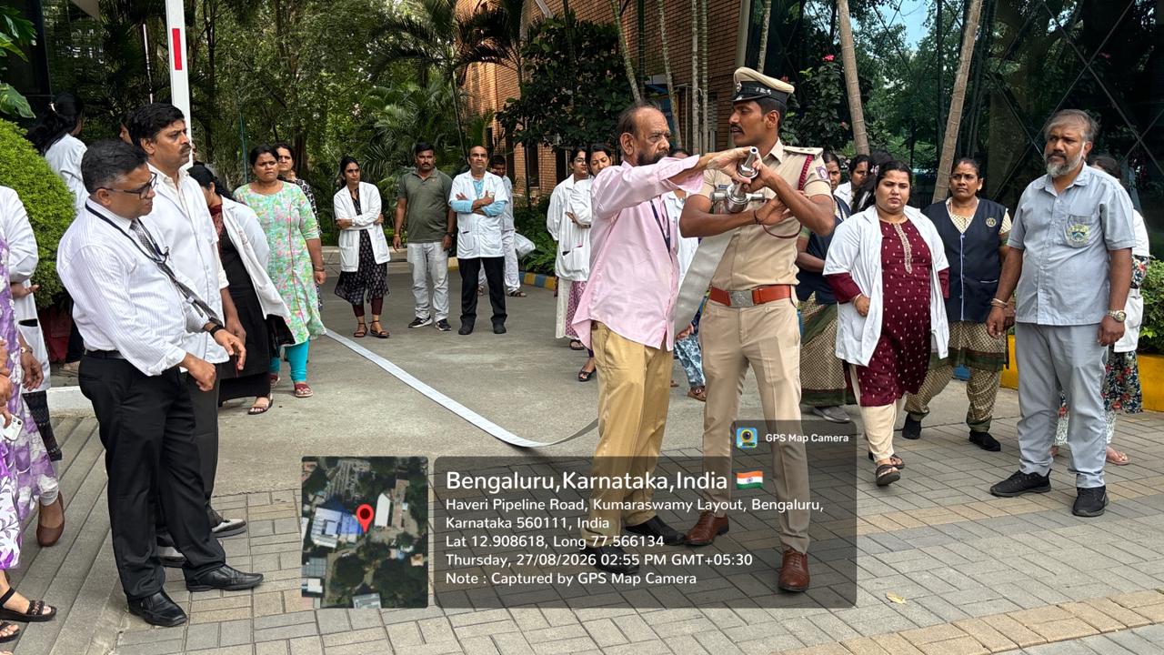 Instructional demonstration on handling delivery hose equipment